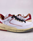 Air Jordan 2 Retro Low "Ow White Red" 2021 Used Size 12