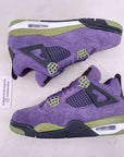 Air Jordan (W) 4 Retro "Canyon Purple" 2022 Used Size 9.5W