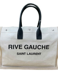 YSL Tote Bag "RIVE GAUCHE" Used Cream Size Small