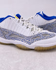 Air Jordan 11 Retro Low IE "White Argon Blue" 2007 Used Size 11.5