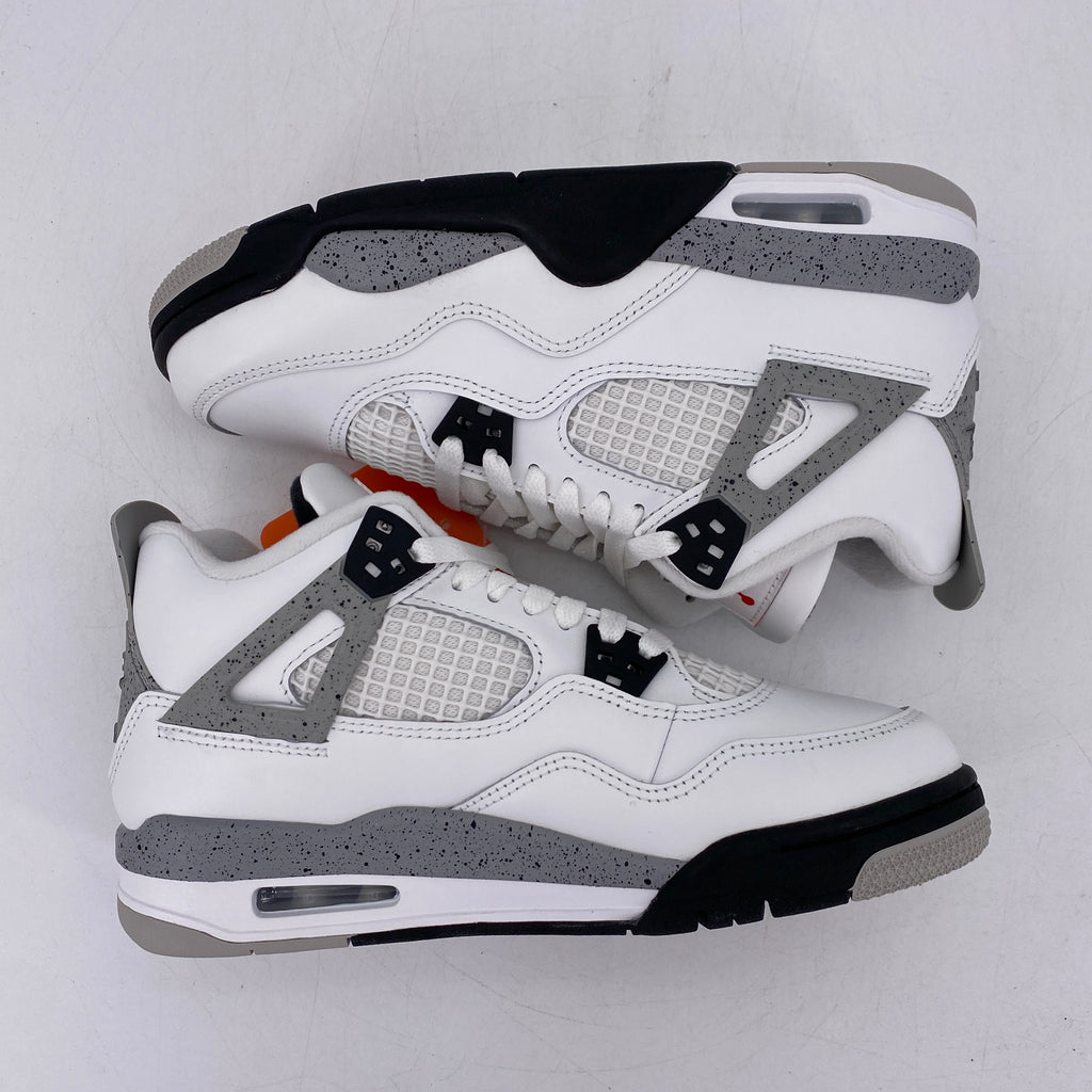 Air Jordan (GS) 4 Retro "White Cement" 2025 New Size 6.5Y