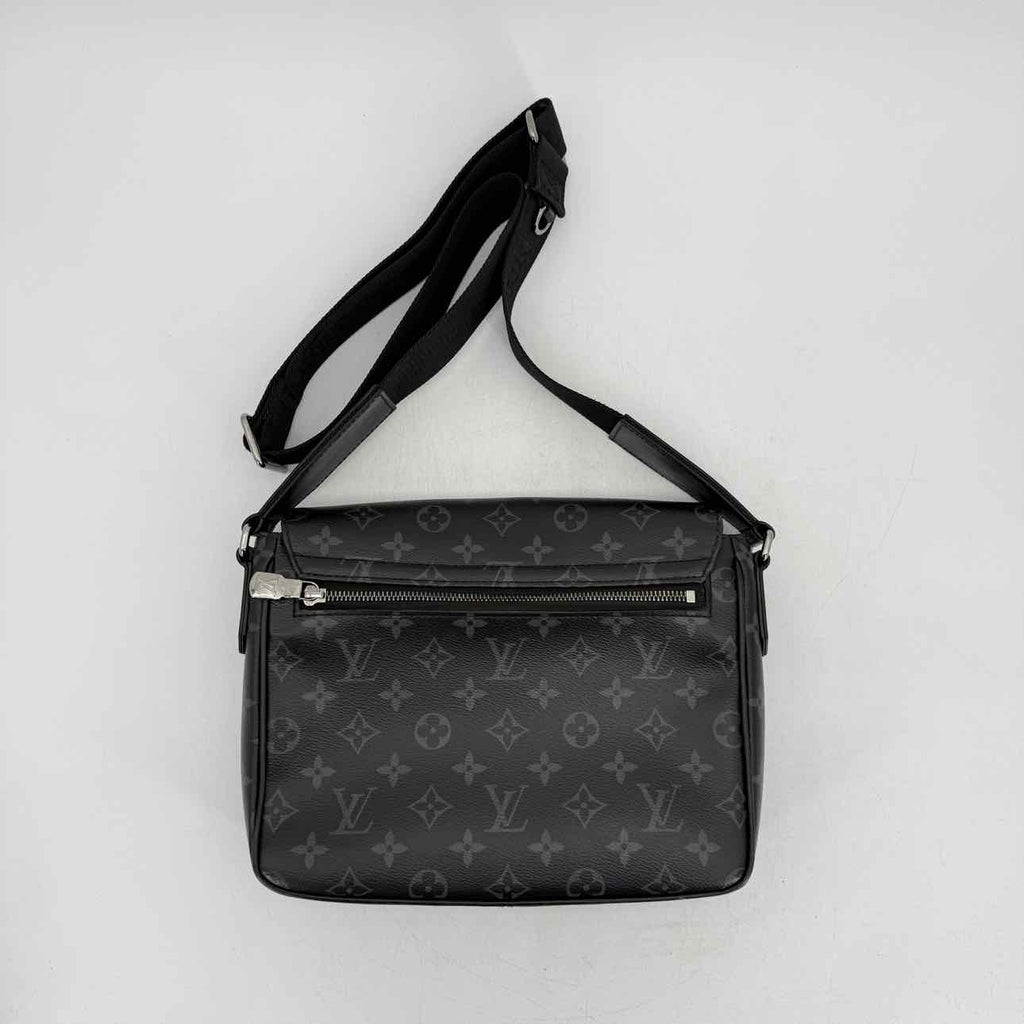 Louis Vuitton Messenger Bag "DISTRICT" Used Black Size PM