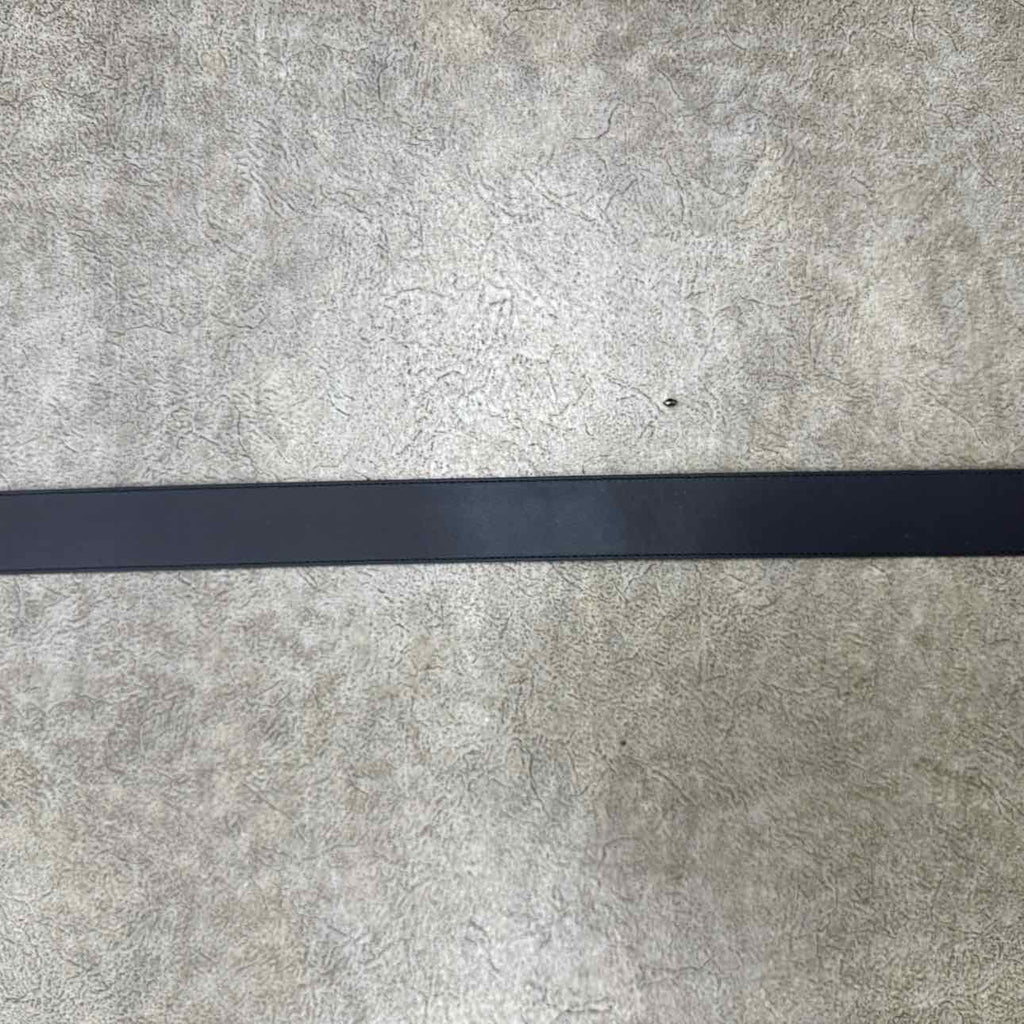 Gucci (W) Belt "GG GOLD BUCKLE" New Black Size 30