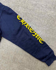 Chrome Hearts Hoodie "VERTICAL LOGO" Navy Used Size XL