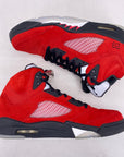 Air Jordan 5 Retro "Raging Bull Red Suede" 2021 Used Size 12