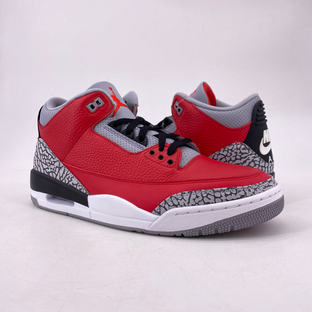 Air Jordan 3 Retro "Unite Fire Red" 2020 New Size 10.5