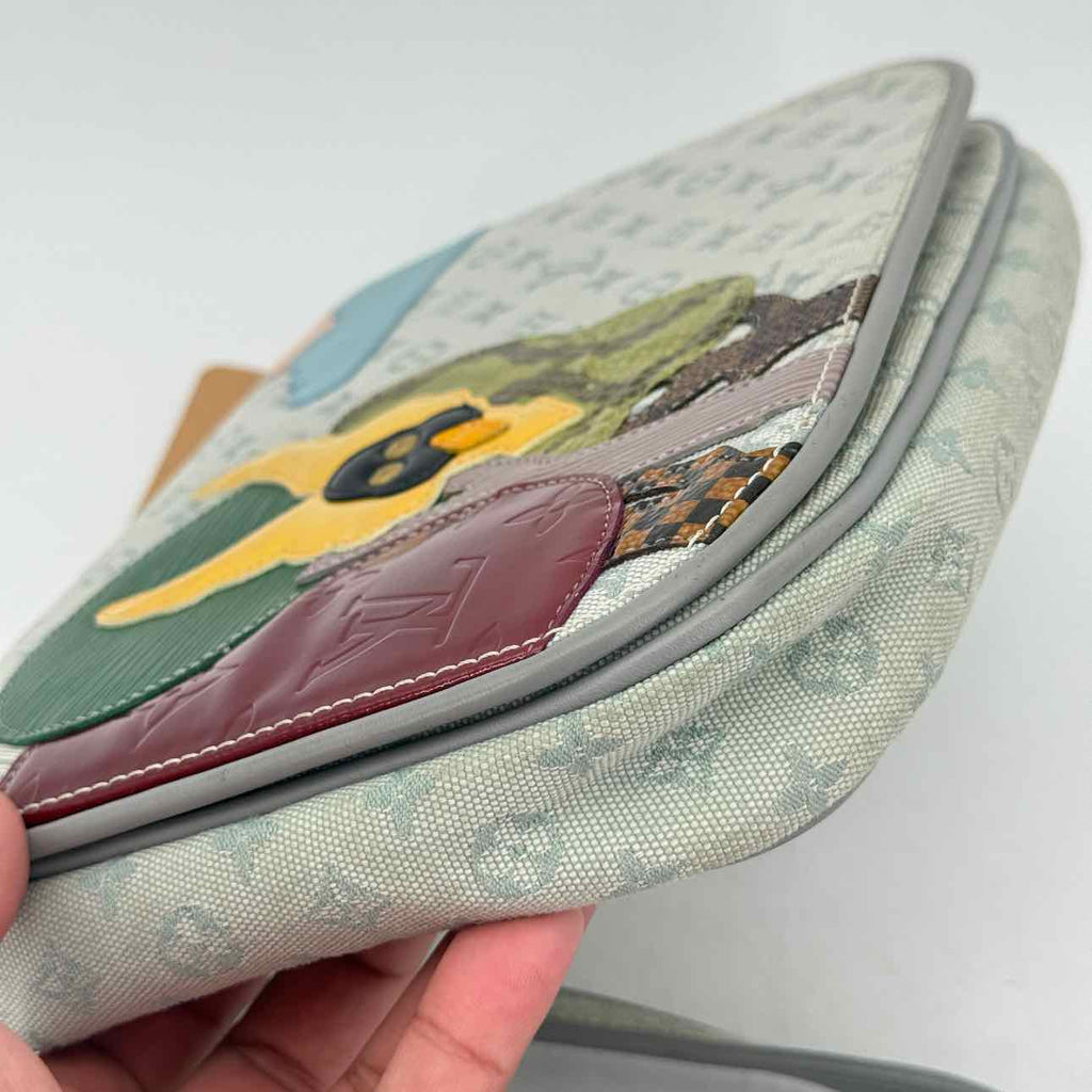 Louis Vuitton Crossbody "CONT DE FEES" Used Grey Size OS