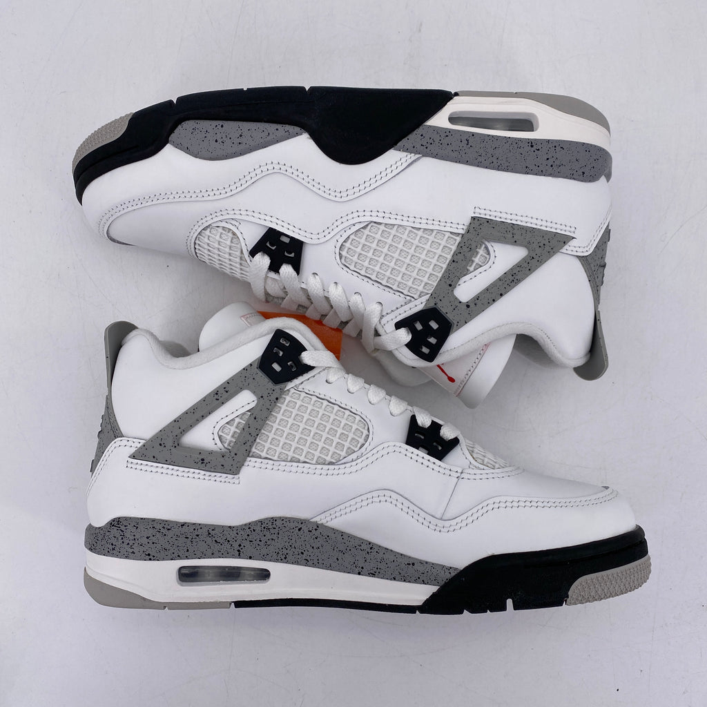 Air Jordan (GS) 4 Retro "White Cement" 2025 New Size 7Y