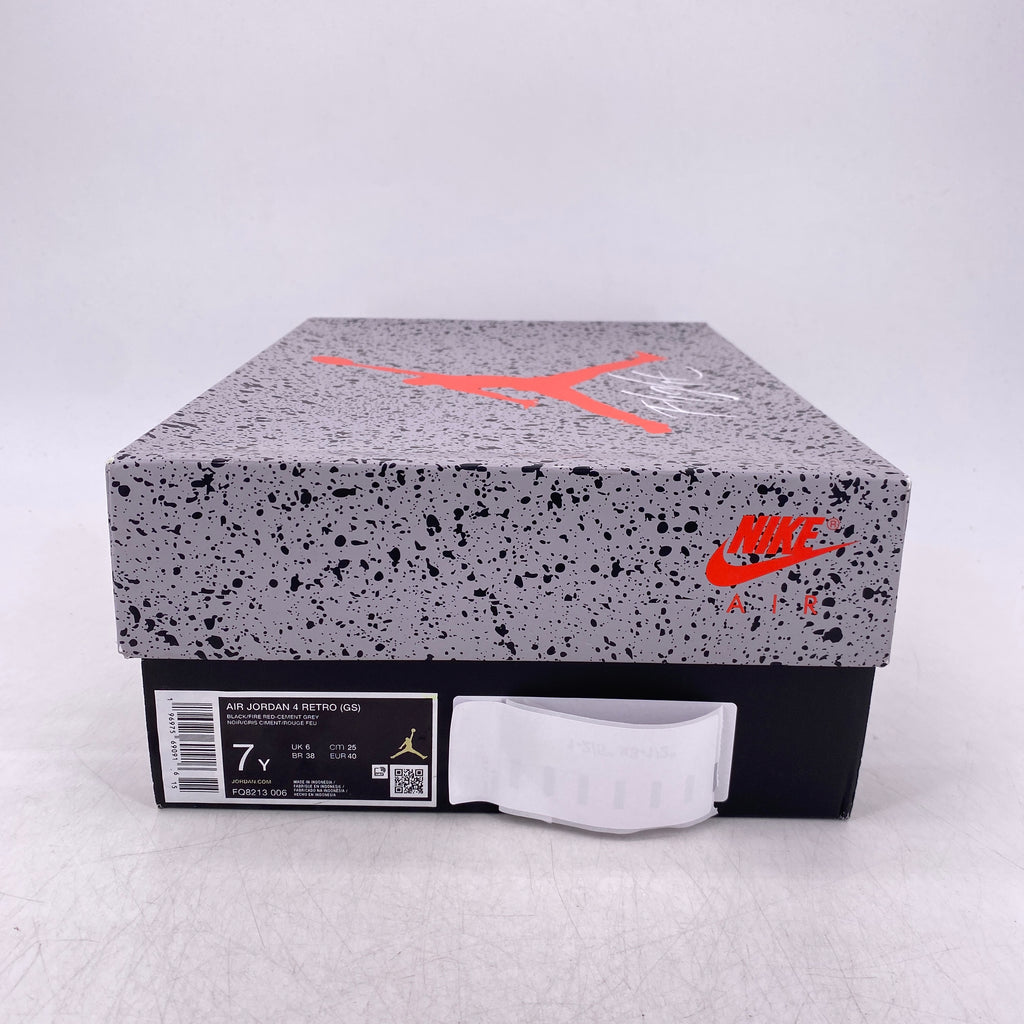 Air Jordan (GS) 4 Retro "Bred Reimagined" 2024 New Size 7Y