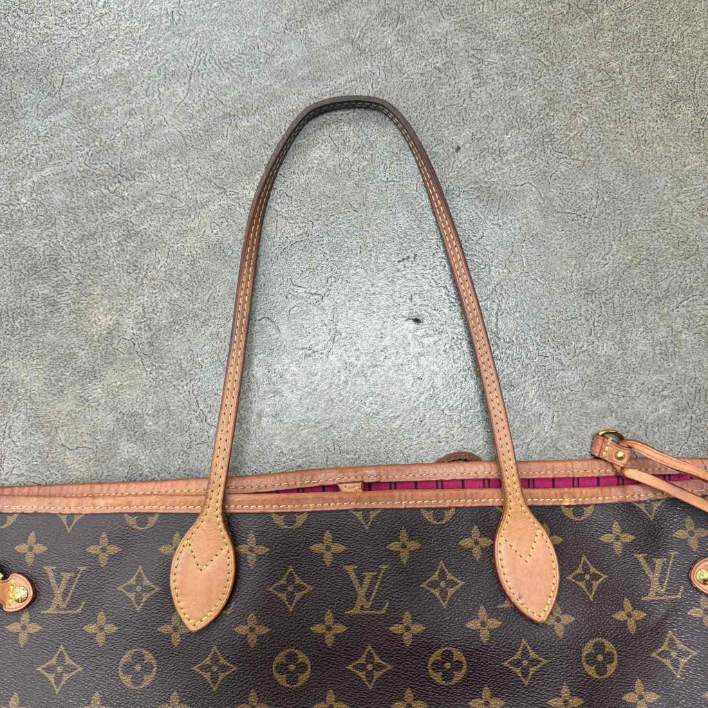 Louis Vuitton Shoulder Bag "NEVERFULL" Used Brown