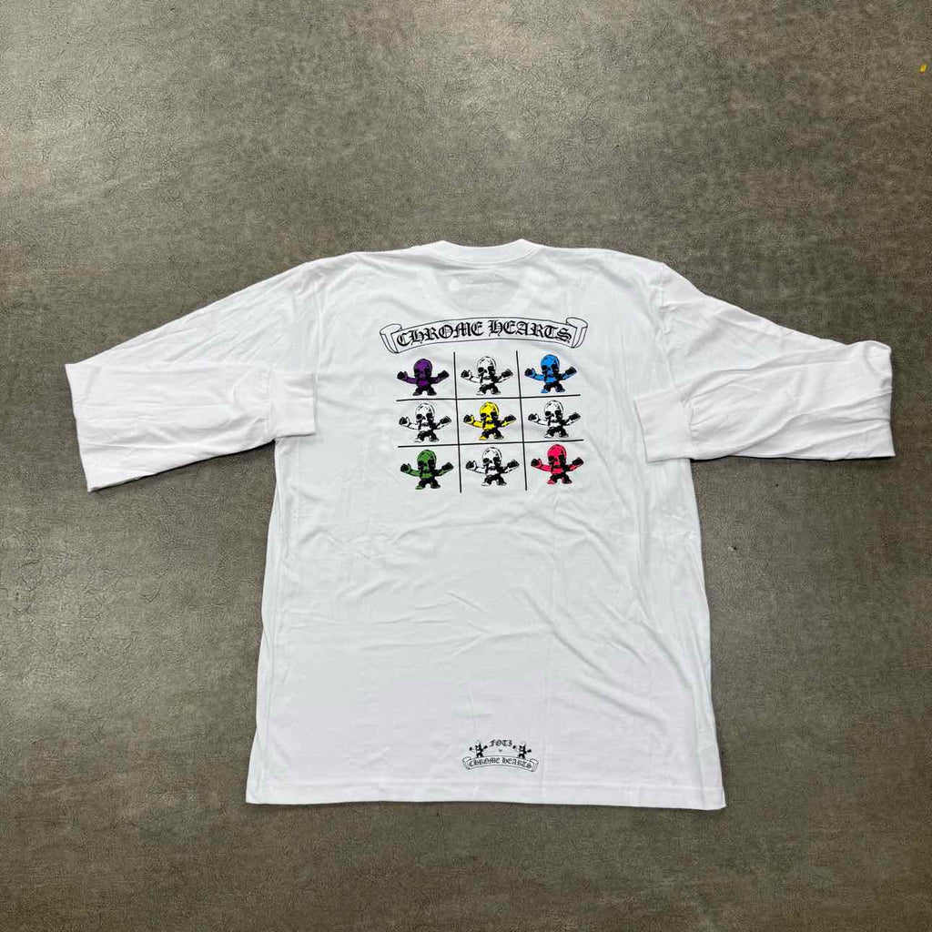 Chrome Hearts Long Sleeve "FOTI" White New Size XL