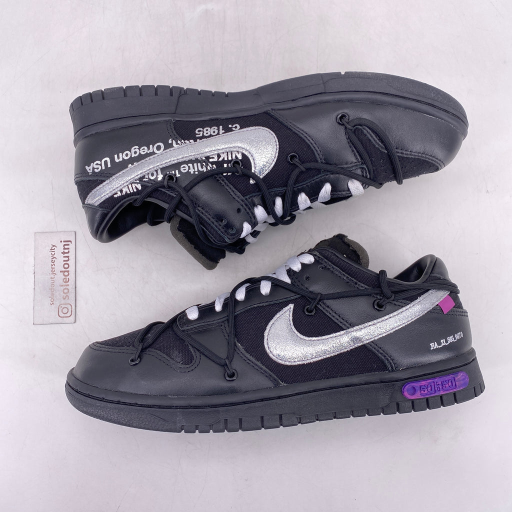 Nike Dunk Low / OW "Lot 50" 2021 Used Size 9