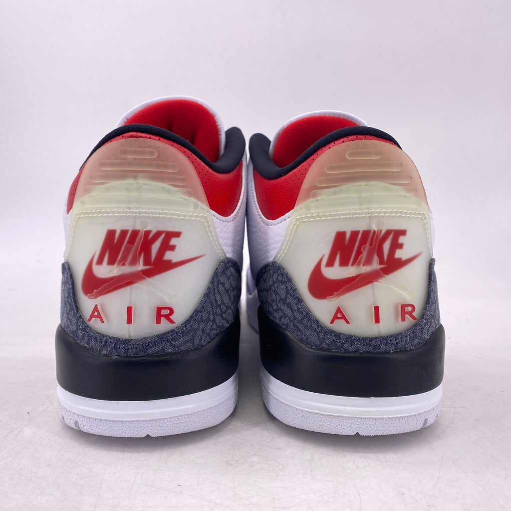 Air Jordan 3 Retro "Fire Red Denim" 2020 New Size 13