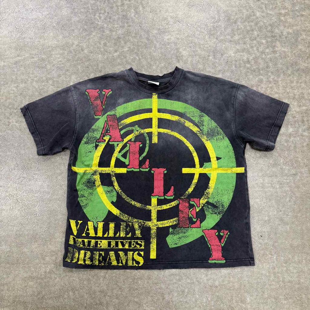 Vale T-Shirt "TARGET LOGO" Black Used Size L