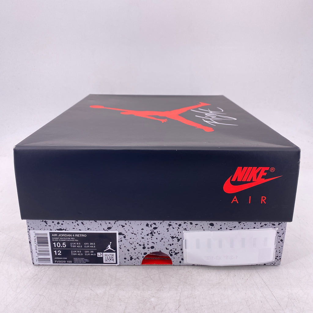Air Jordan 4 Retro "White Cement" 2025 New Size 10.5