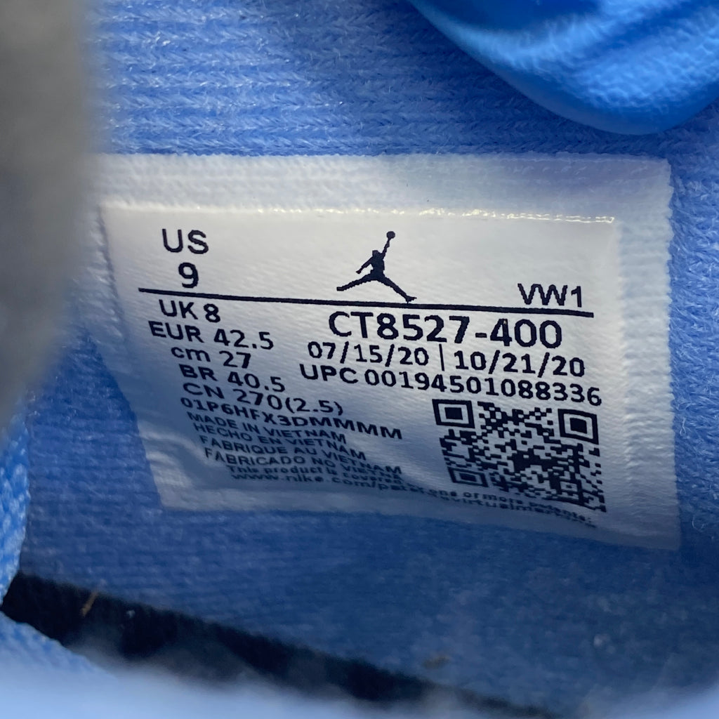 Air Jordan 4 Retro "University Blue" 2021 New Size 9