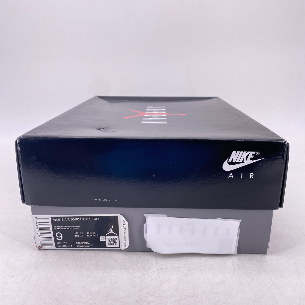 Air Jordan (W) 8 Retro "White Burgundy" 2020 New Size 9W