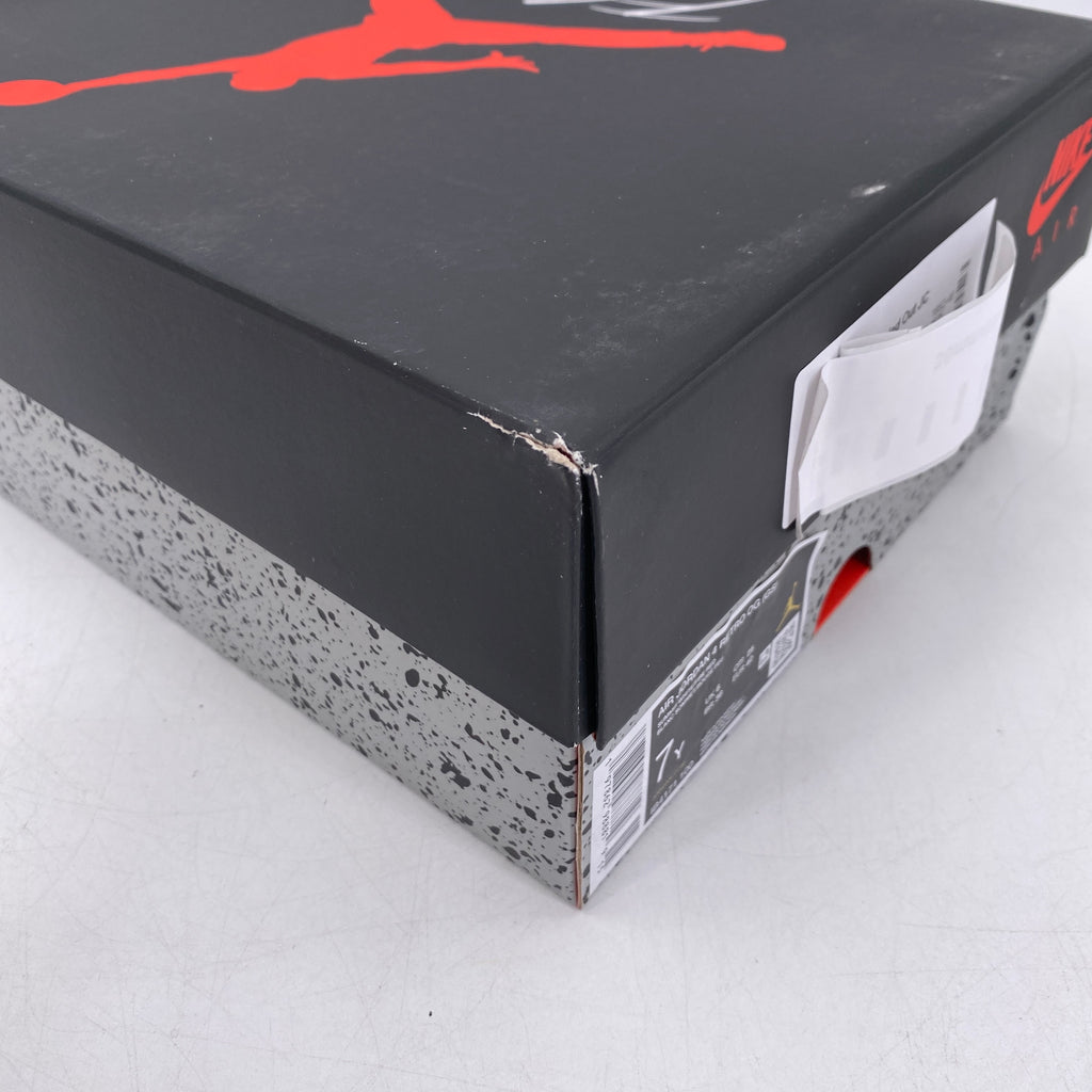 Air Jordan (GS) 4 Retro "White Cement" 2025 New Size 7Y