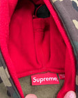 Supreme Zip Up "DOUBLE HOOD FACEMASK" Camo Used Size 2XL