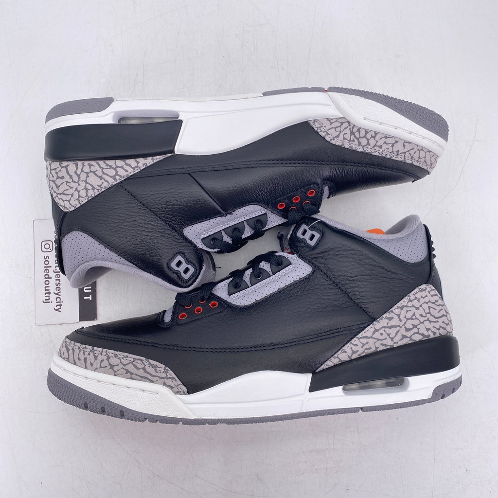 Air Jordan 3 Retro "Black Cement" 2024 New Size 10.5