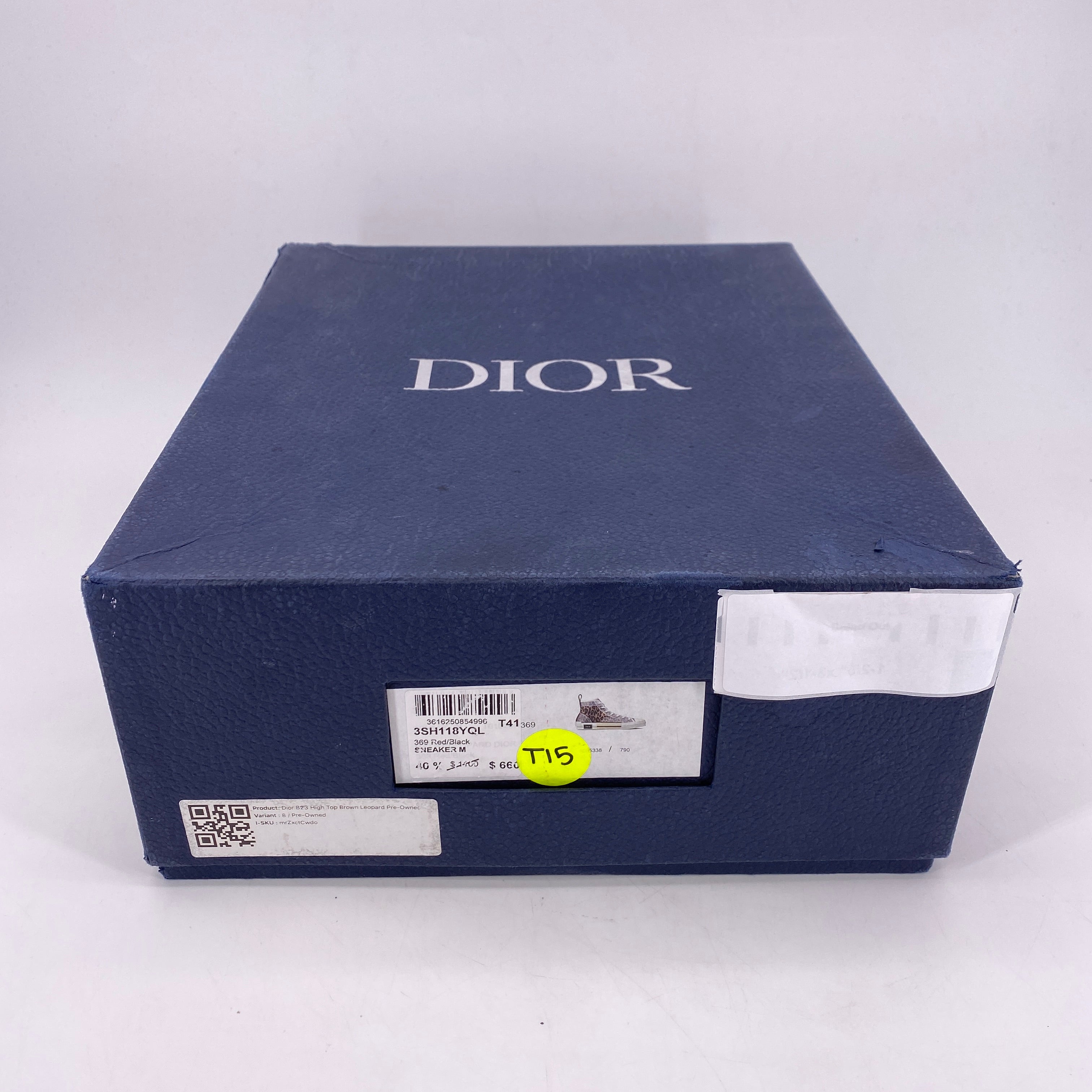 Dior B23 &quot;Brown Leopard&quot; N/A Used Size 41