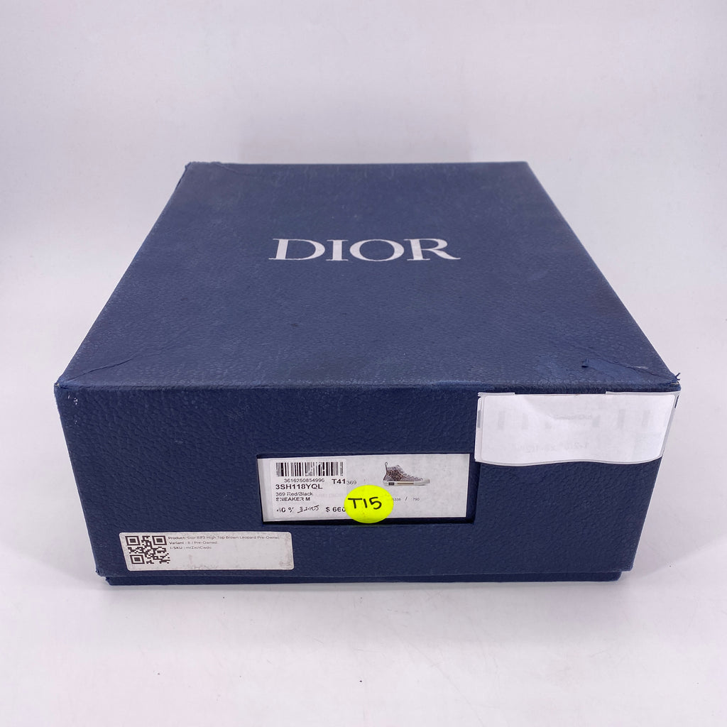 Dior B23 "Brown Leopard"  Used Size 41