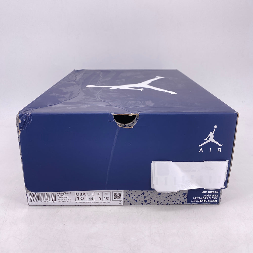 Air Jordan 6 Retro "Midnight Navy" 2022 New Size 10