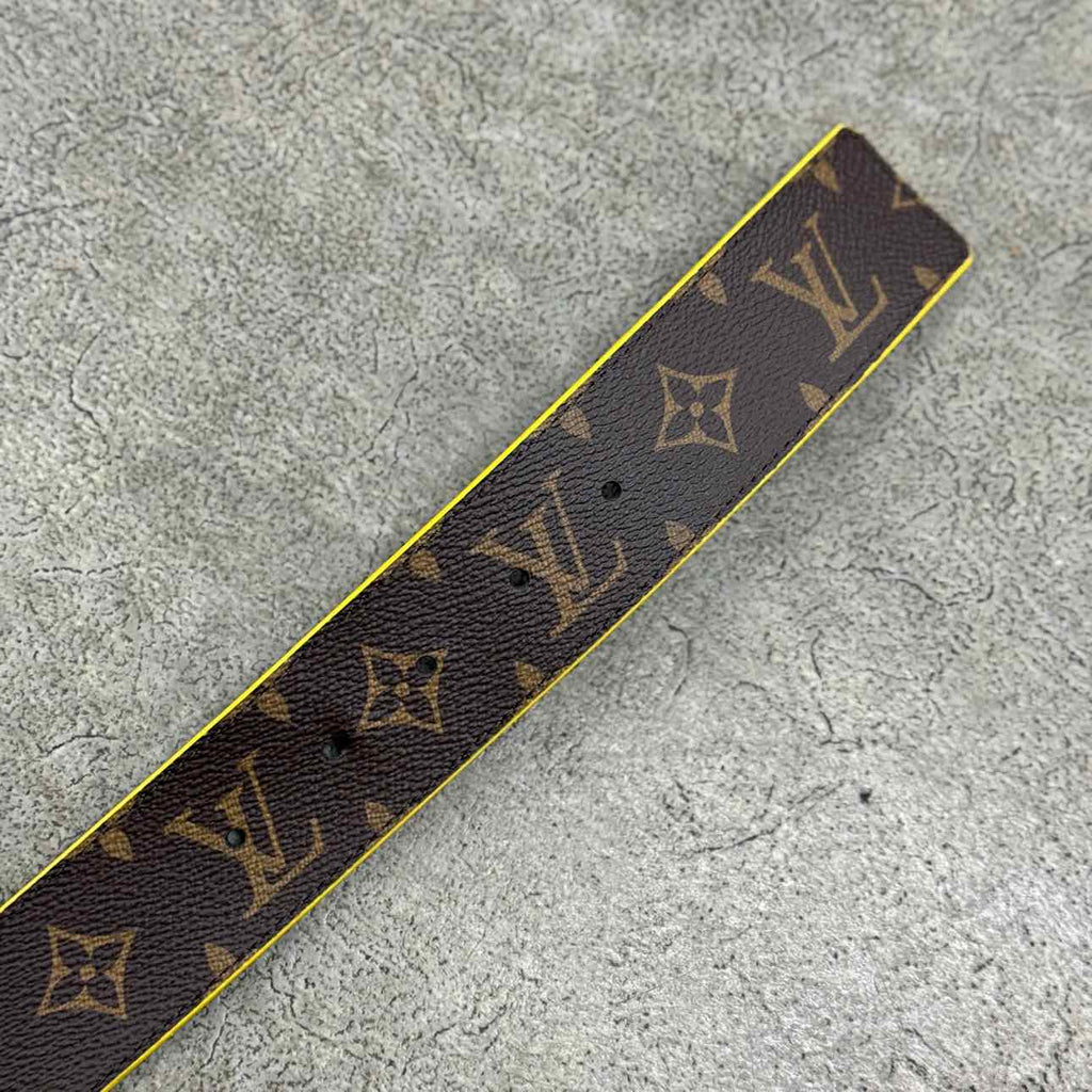 Louis Vuitton Belt "BROKEN" Used Brown Size 44