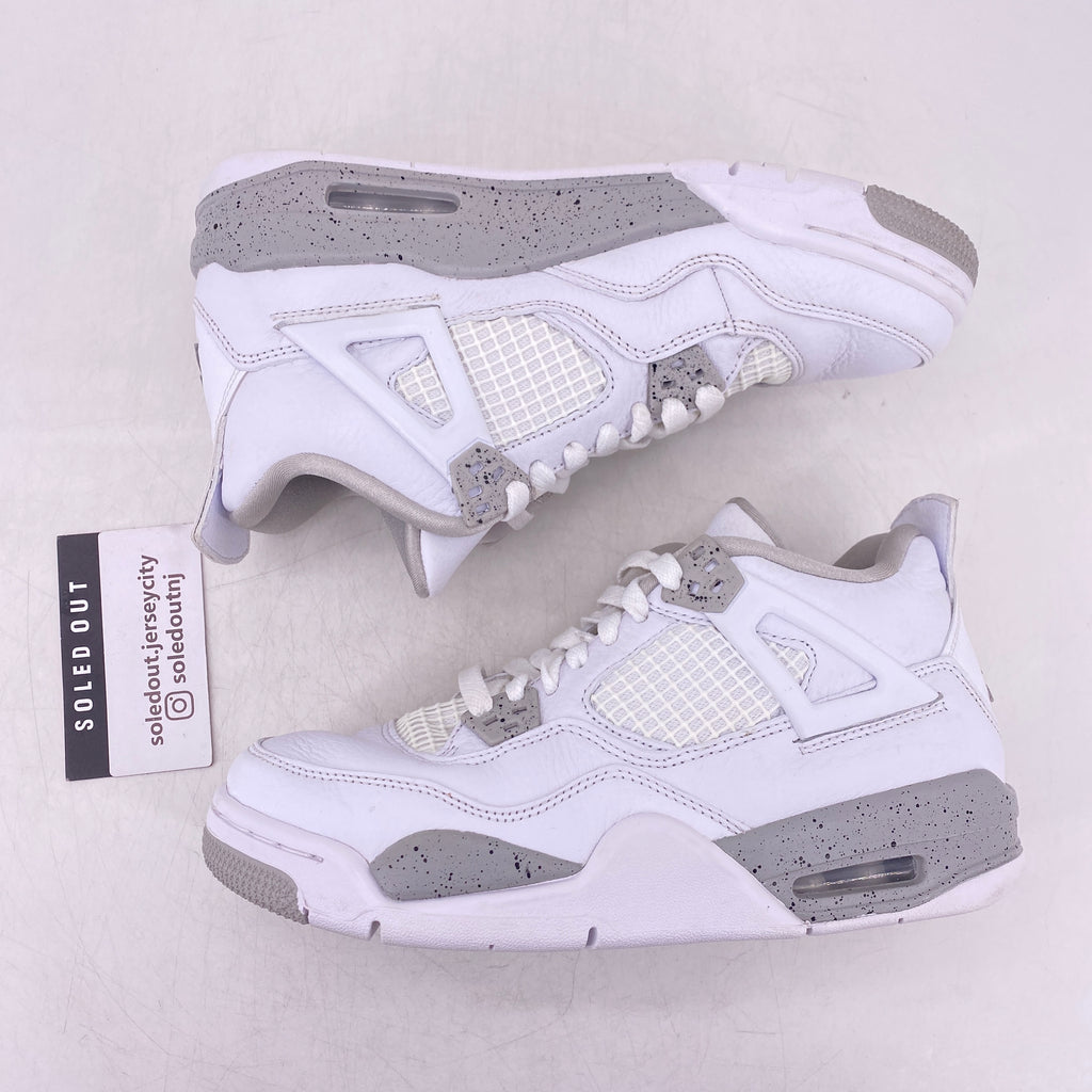 Air Jordan (GS) 4 Retro "White Oreo" 2021 Used Size 6Y