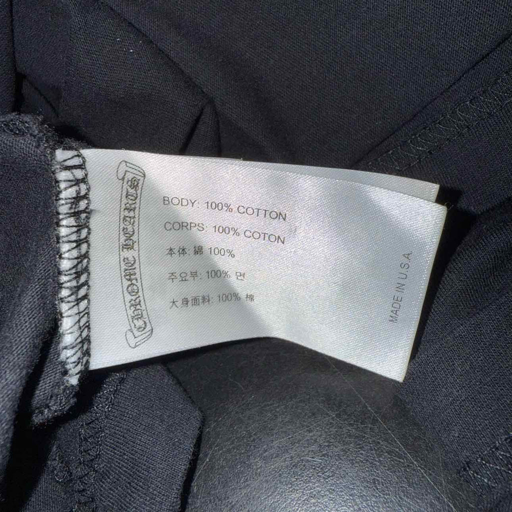 Chrome Hearts T-Shirt "MULTI LOGO" Black Used Size 2XL