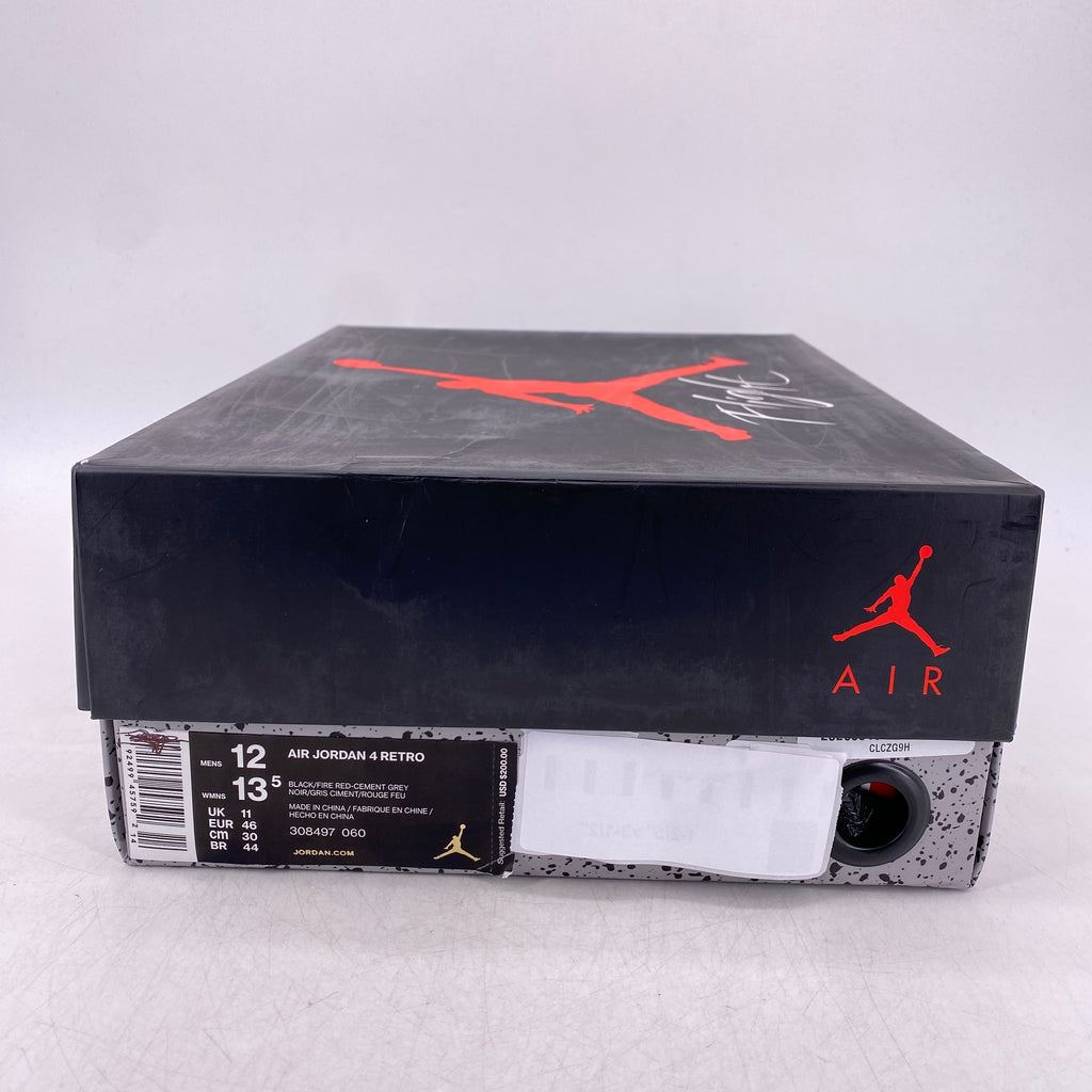 Air Jordan 4 Retro "Bred" 2019 New Size 12
