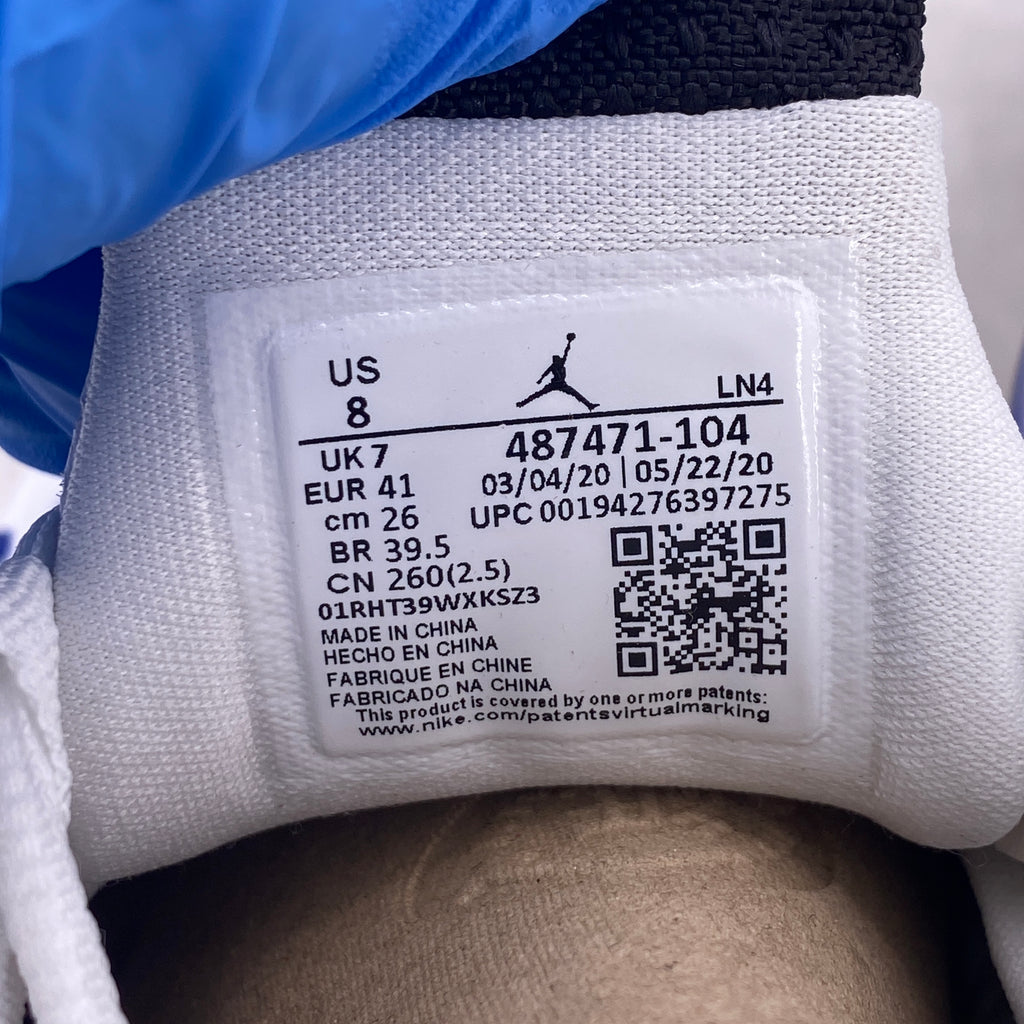 Air Jordan 14 Retro "White Hyper Royal" 2020 New Size 8