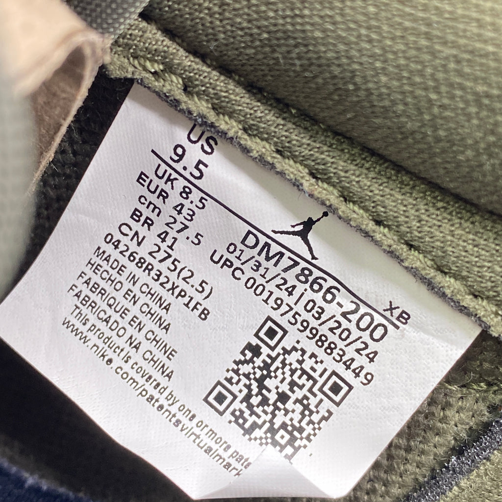 Air Jordan 1 Low OG SP "Travis Scott Medium Olive" 2024 New Size 9.5