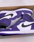 Air Jordan 1 Retro High OG "Court Purple 2.0" 2020 New Size 10.5