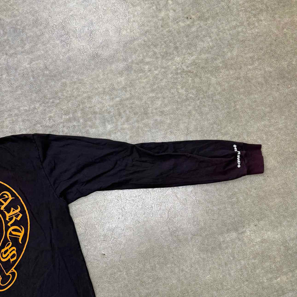 Chrome Hearts Long Sleeve "HORSESHOE STAFF" Black Used Size XL