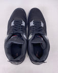 Air Jordan 4 Retro "Black Canvas" 2022 Used Size 14