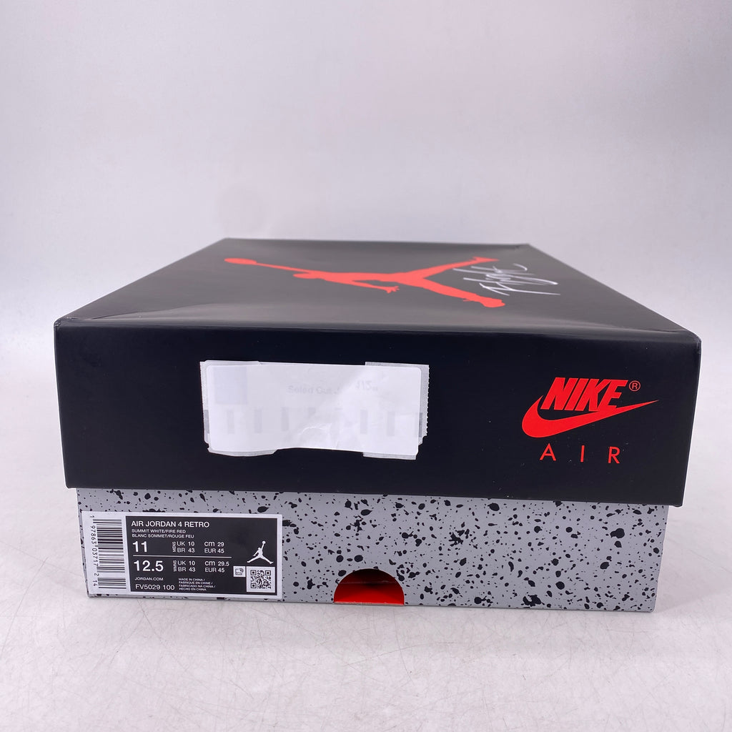 Air Jordan 4 Retro "White Cement" 2025 New Size 11