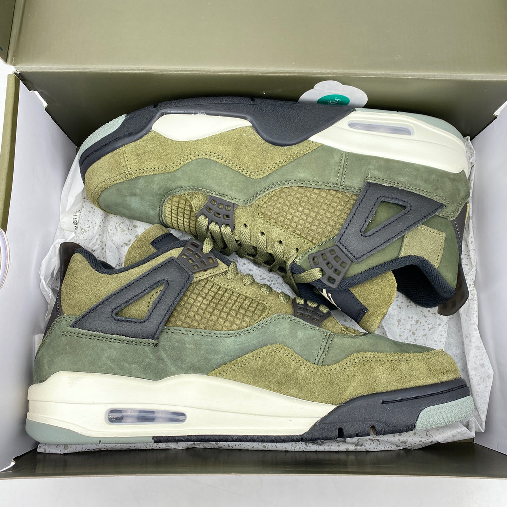 Air Jordan 4 Retro "Medium Olive" 2023 New Size 10.5