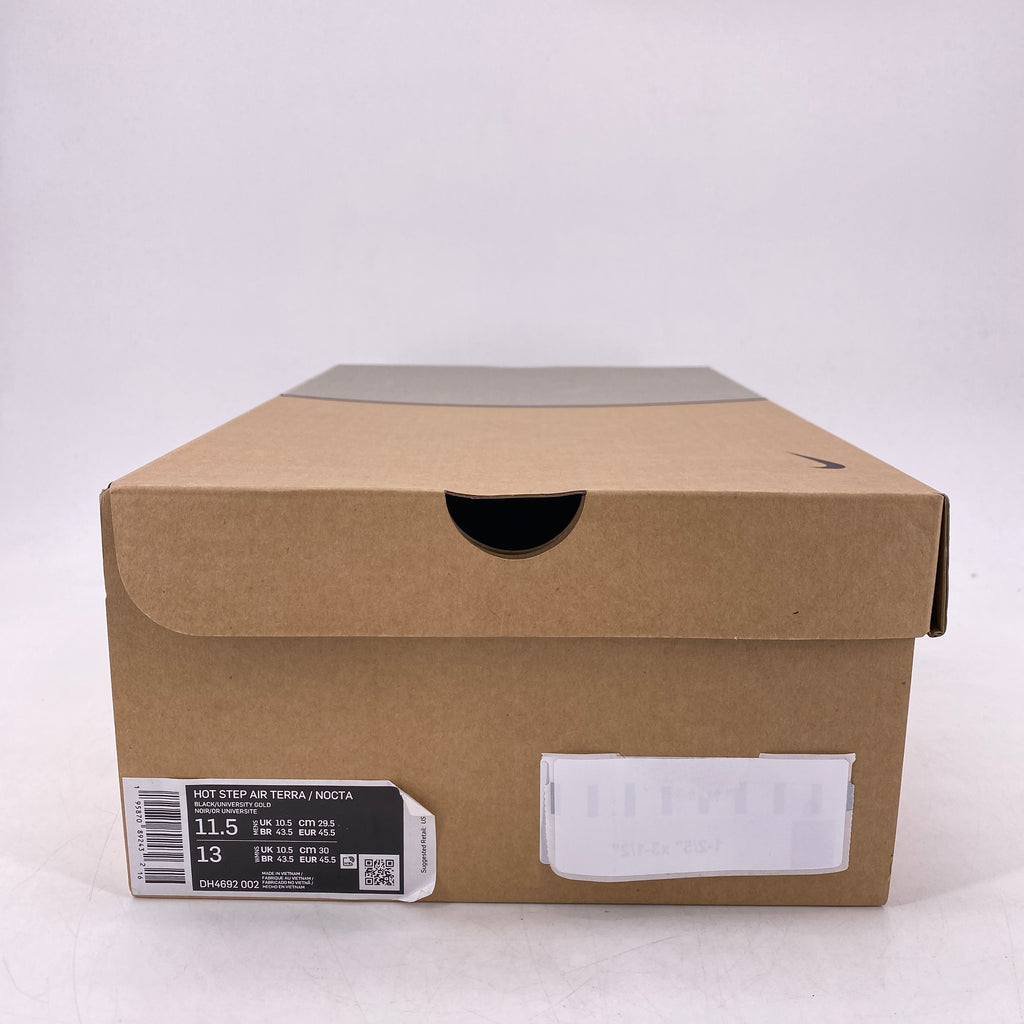 Nike Hot Step Air Terra "Black Yellow" 2022 Used Size 11.5