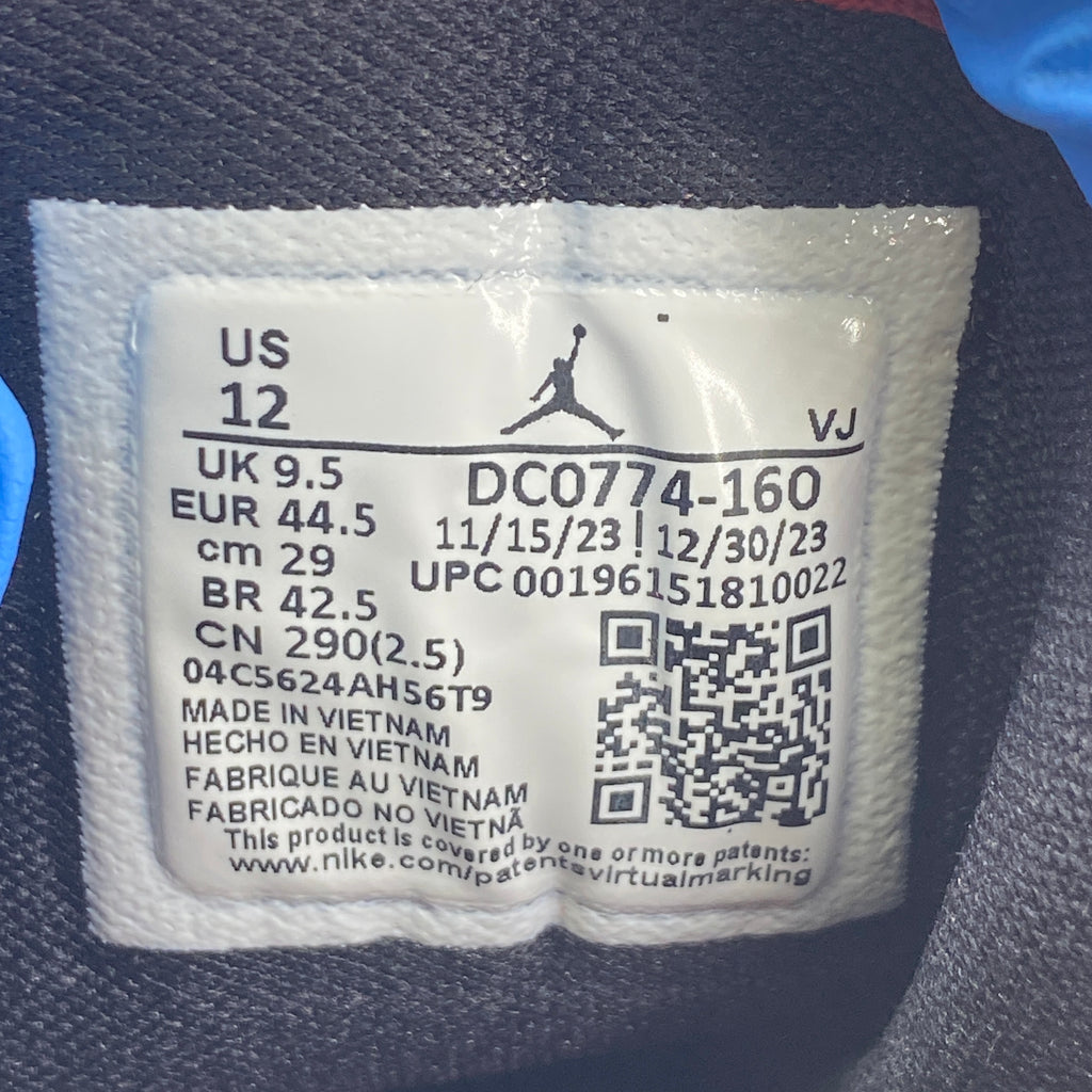 Air Jordan (W) 1 Low "Reverse Black Toe" 2022 New Size 12W