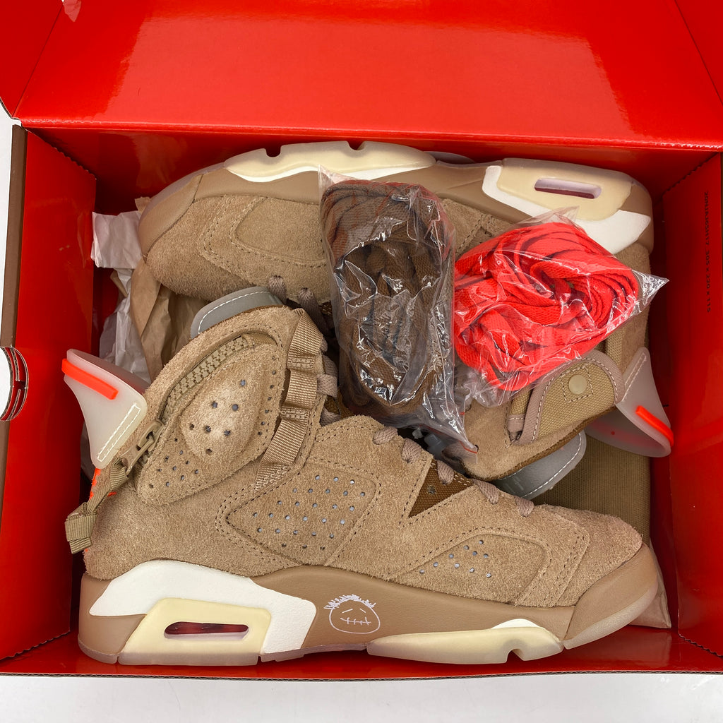 Air Jordan 6 Retro "British Khaki" 2021 New Size 4.5