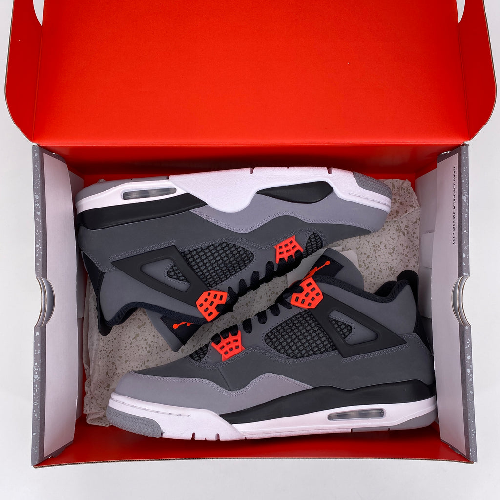Air Jordan 4 Retro "Infrared" 2022 New Size 12