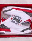 Air Jordan (GS) 3 Retro "Fire Red" 2022 New Size 6Y