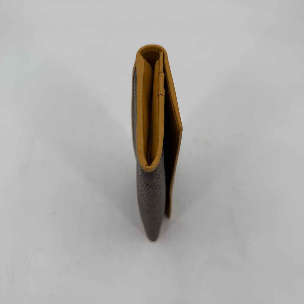 Celine Wallet "TRIOMPHE" Used Brown Size OS