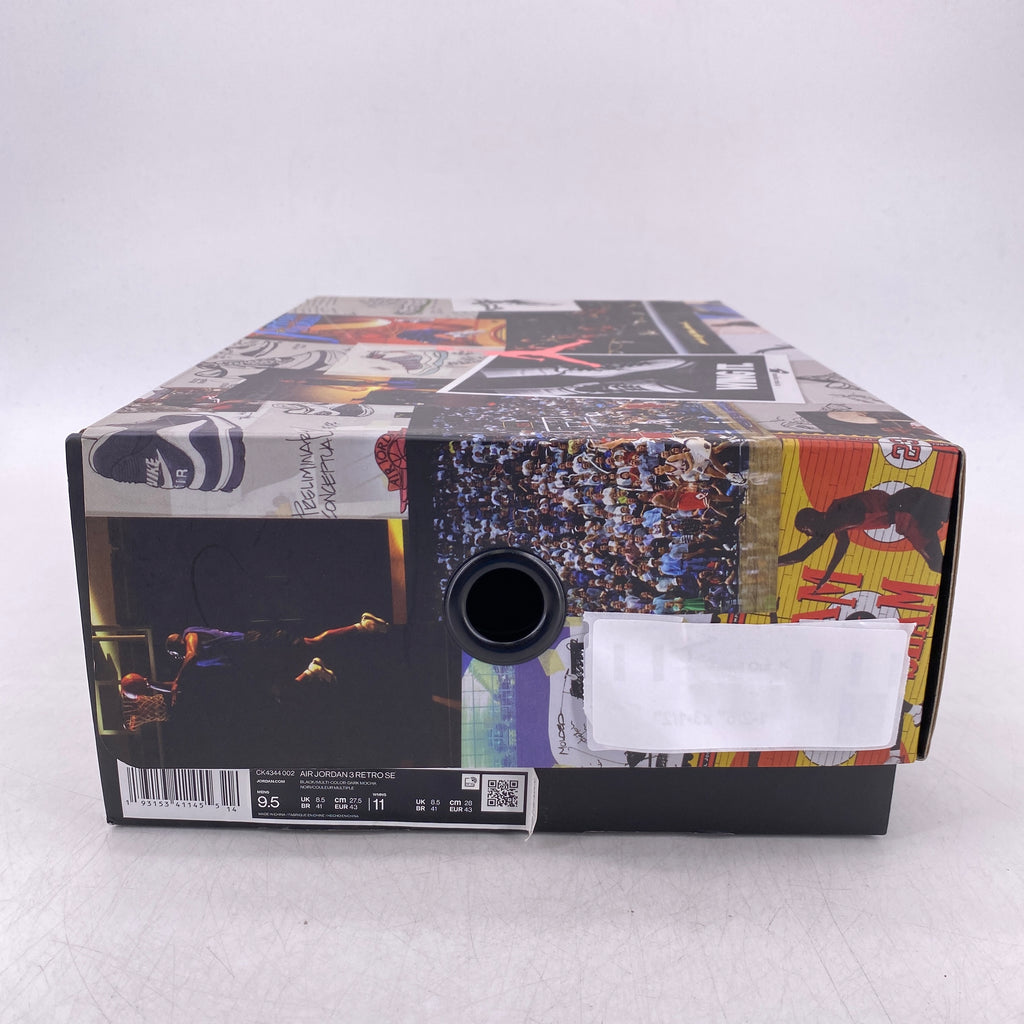 Air Jordan 3 Retro "Animal Instinct" 2019 New Size 9.5
