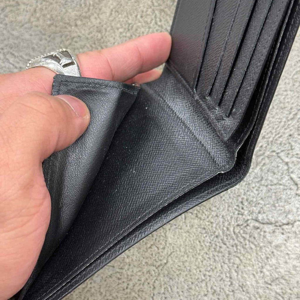 Louis Vuitton Wallet "SLENDER" Used Black Size OS