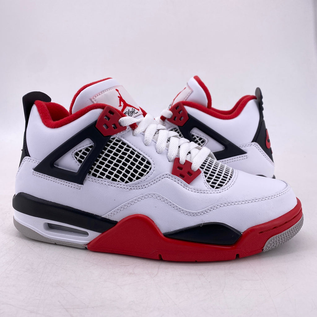 Air Jordan (GS) 4 Retro "Fire Red" 2020 New Size 7Y