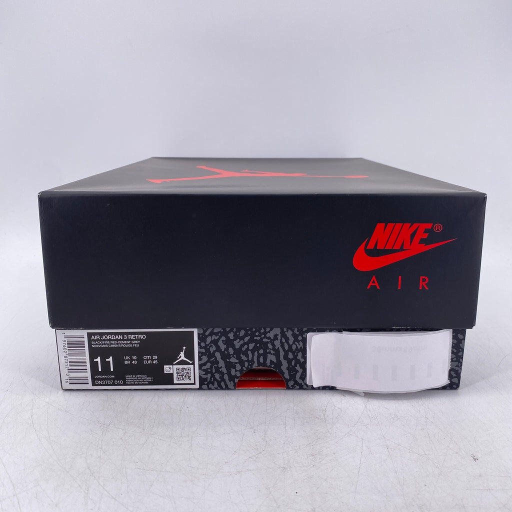 Air Jordan 3 Retro "Black Cement" 2024 New Size 11