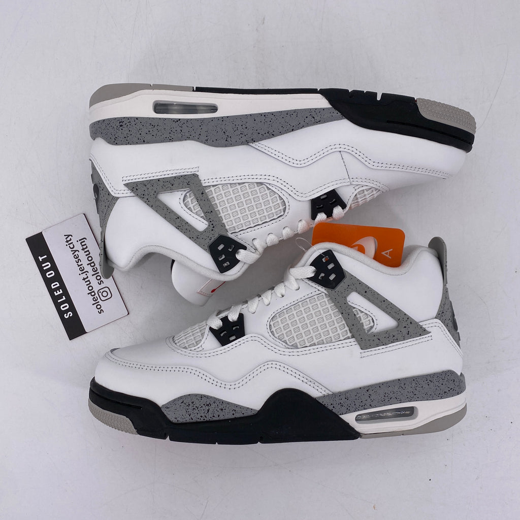 Air Jordan (GS) 4 Retro "White Cement" 2025 New Size 7Y