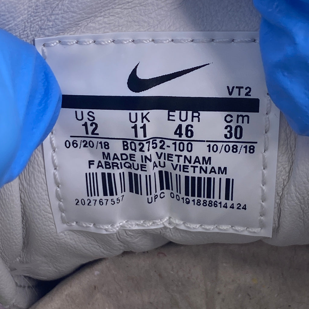 Nike Air Skylon II / FOG "White" 2018 Used Size 12